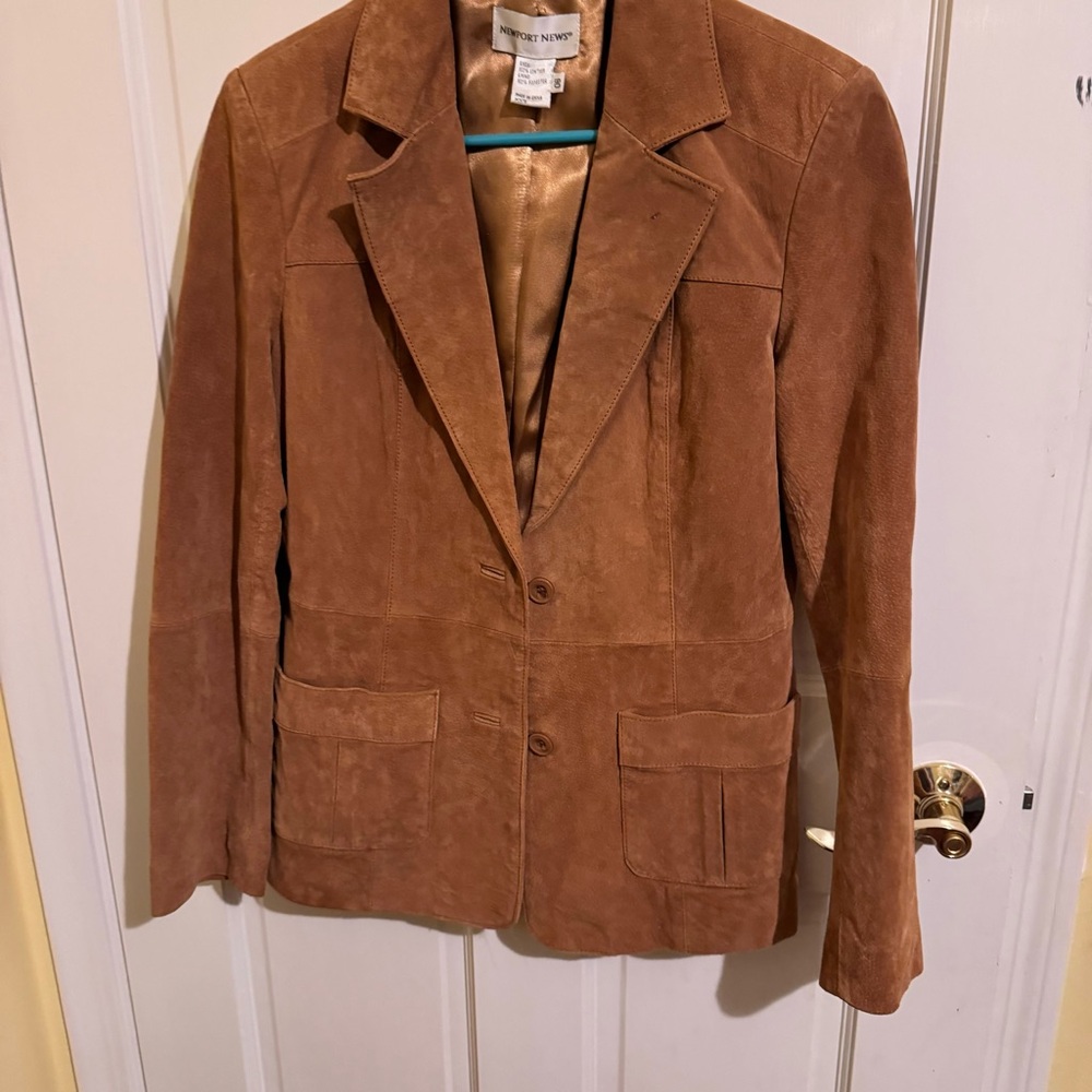 Women's Brown Suede Jacket